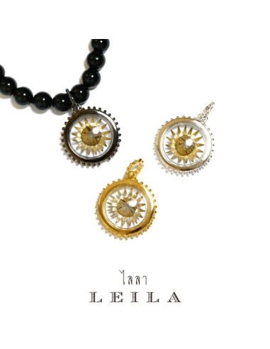 Leila Amulets The Silver Phi-kun Flower Pendant Hook