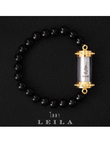 Leila Amulets จงรวย (เงินไหลกอง) (พร้อมกำไลหินฟรีตามรูป)