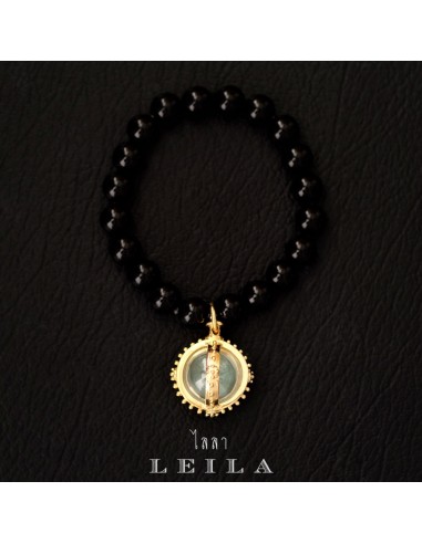 Leila Amulets The Lucky Marble, Orb of blessing Blue Color with Special Frame
