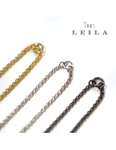Leila Amulets Necklace Silver 92.5 Length 60 cm