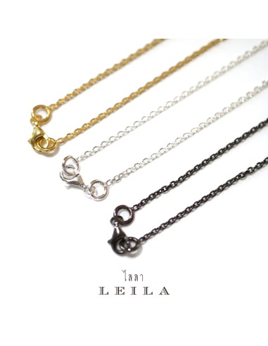 Leila Amulets Necklace Silver 92.5 Length 41cm