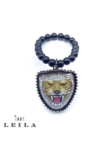 Leila Amulets Bengal Tiger (Phraya Sue Khrong) Large Size with Pendant Hook