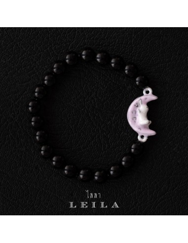 Leila Amulets Rabbit Snuggle Moon (Kratai Sob Chan) Baby Leila Collection