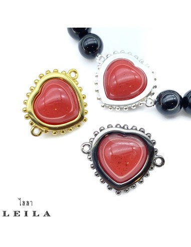 Leila Amulets สีผึ้งมายาศาสตร์  ทรงหัวใจ ห่วงข้าง