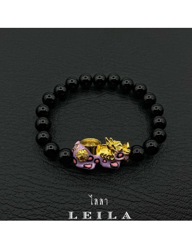 Leila Amulets ปี่เซี๊ยะ เรียกทรัพย์ รุ่นพิเศษ สีม่วง