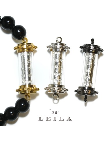 Leila Amulets หล่อมหาเสน่ห์เมตตา สีเงิน ใส่กรอบ