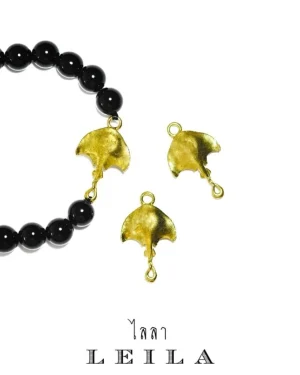 Leila Amulets Golden Stingray of Wealth