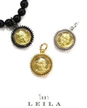 Leila Amulets เหรียญหลวงพ่อรวย เม็ดกระดุม รุ่นรวยมั่งคั่ง ปี65